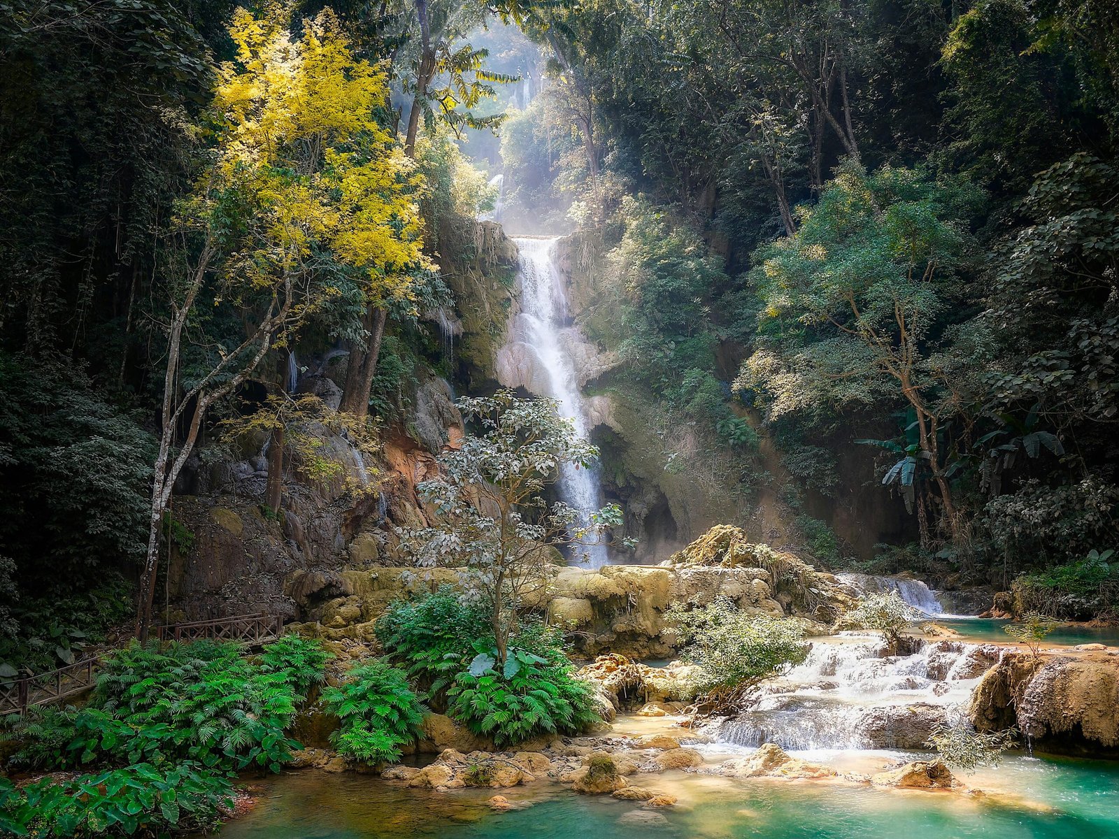 Laos — temples and jungle waterfalls