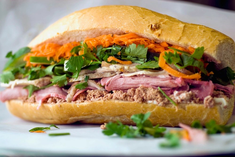 Vietnamese Banh Mi Sandwich